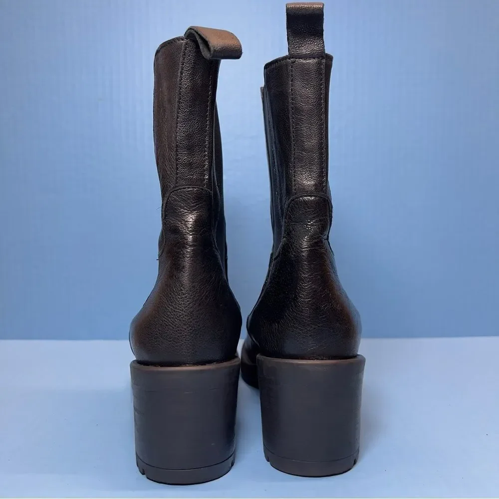 Emanuele Crasto Womens Black Leather Chelsea Boots EU39/US8.5-9 - Picture 5 of 16